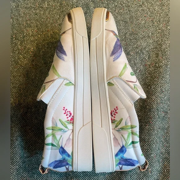 Ted Baker Hummingbird Floral Sneakers - Picture 8 of 10
